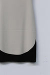 SWAYING/KNIT contrasting color collar vest skirt SW23SS2L02 meters gray PS57